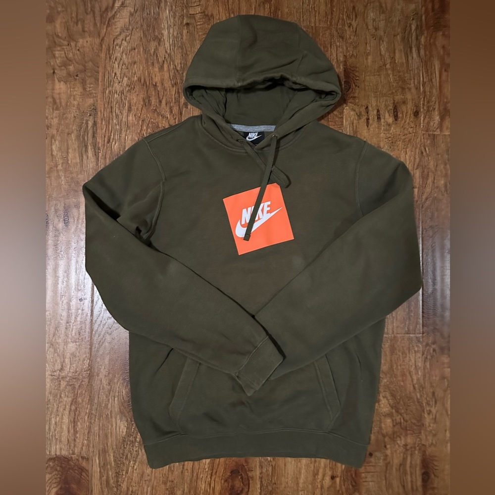 Olive Green Nike Hoodie